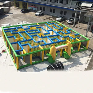 Fun House Sport Games Commercial Outdoor Inflatable Haunted House Maze