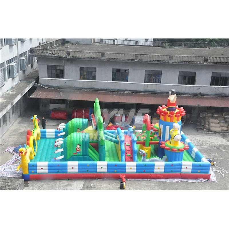 Commercial Indoor Outdoor Amusement Park Playground Inflatable Fun City Game