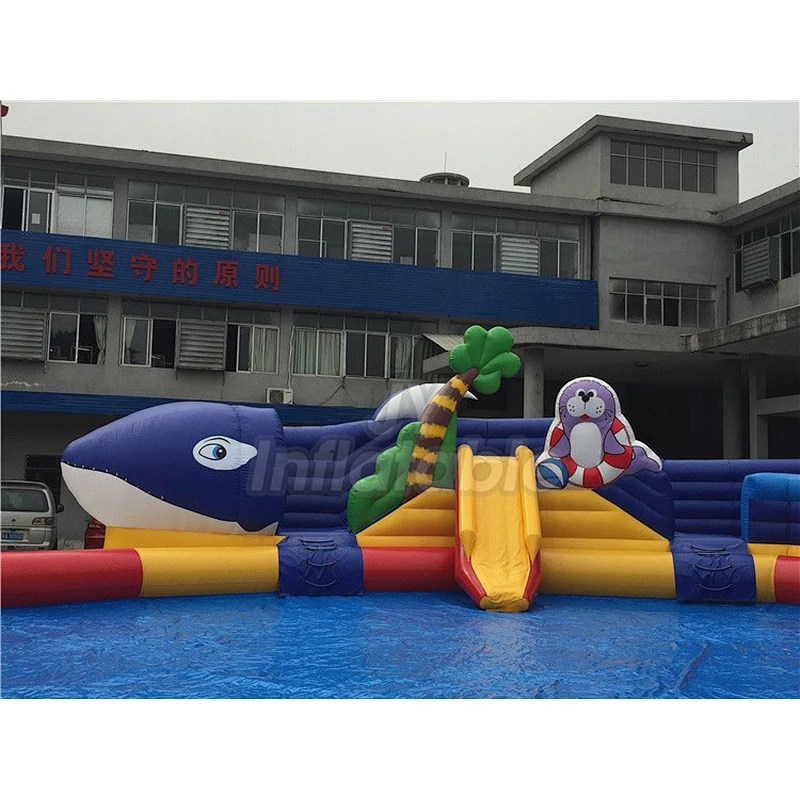 Summer Hot Sale Water Playground Fun Manufacturer Inflatable Water Park For Adults