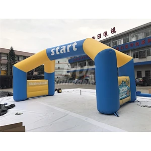 Running Fun Outdoor Advertising Inflatable Start Arch Tent Events