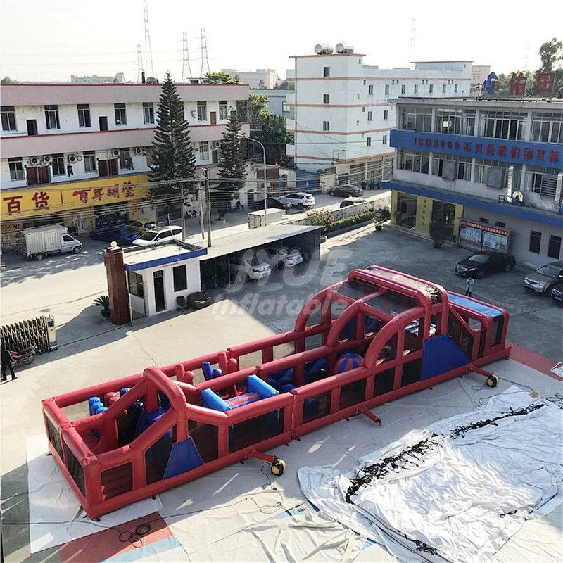 30m High Quality Inflatable Obstacle Course, OEM Service The Beast Inflatable Obstacle