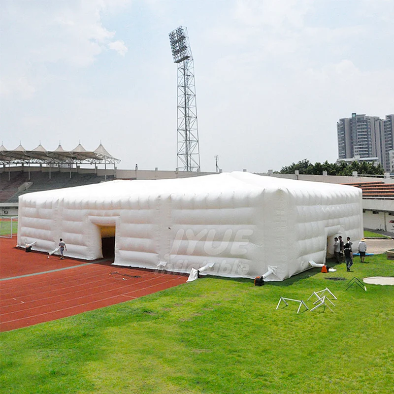 Custom Outdoor White Portable  Inflatable Lawn Tent / Inflatable Wedding Tent For Party