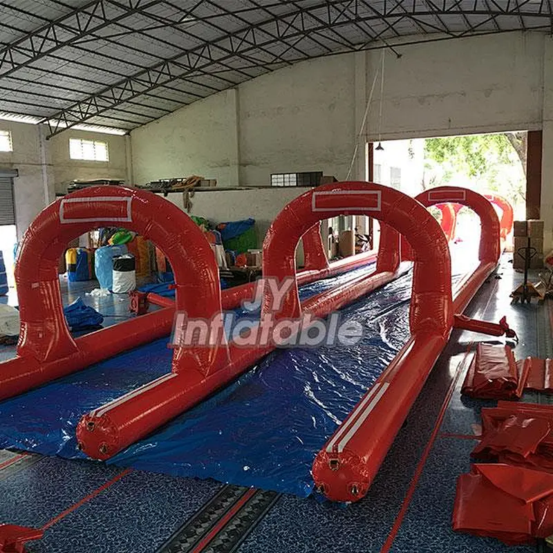 Largest Single Lane 1000ft Inflatable Street Water Slide For Event Inflatable Soap Water Slide My City