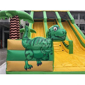 Indoor Or Outdoor Animal World Inflatable Jumping Slide For Kids