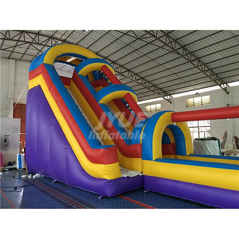 Outdoor Commercial Kids Inflatable Water Slide Pool Factory Supply Inflatable Slip And Slide