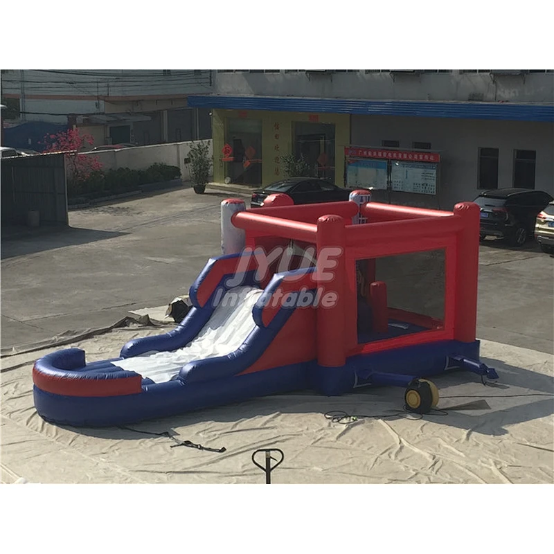 Spider-Man Kids Fun Bounce Castle Commercial Inflatable Bounce House With Slide