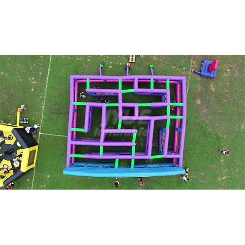 High Quality Large Inflatable Maze For Adults And Kids Huanted Corn Maze Game