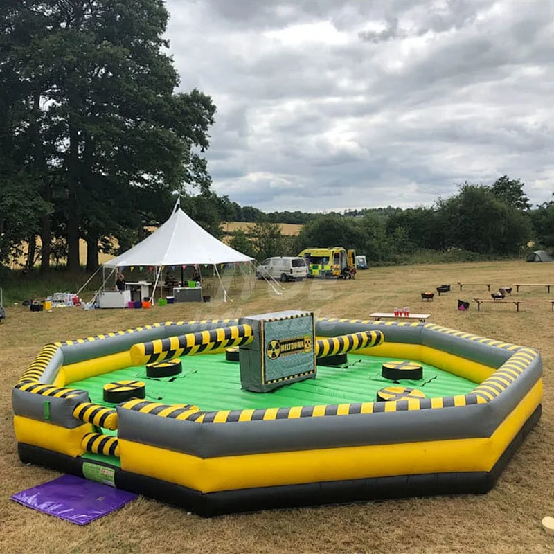 Popular Meltdown Game 6 to 8 Players Inflatable Last Man Standing Game
