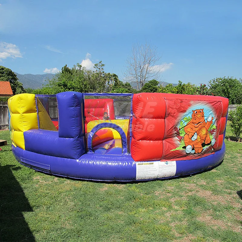 Power Test Hungy Hippo Inflatable Game For Adults N Kids Indoor  Hippo Chow Down Inflatable Game For Sale