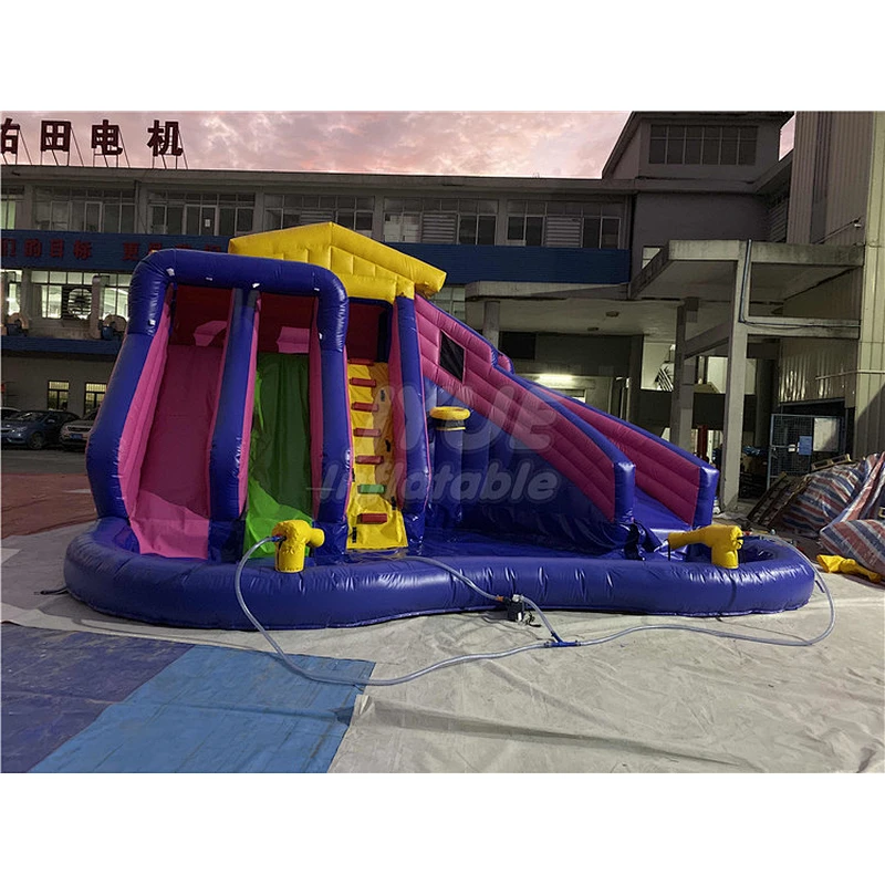 Outdoor Amusement Park Inflatable Mobile Water Park , Slide Water Park