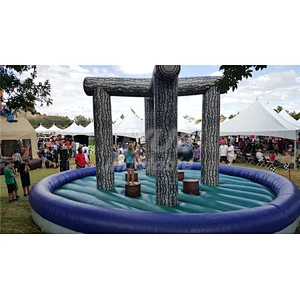 Popular Outdoor Inflatable Wrecking Ball Game Interactive Sports Game For Sale