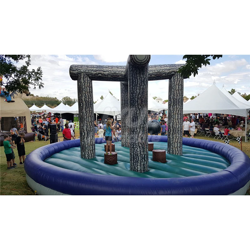 Popular Outdoor Inflatable Wrecking Ball Game Interactive Sports Game For Sale