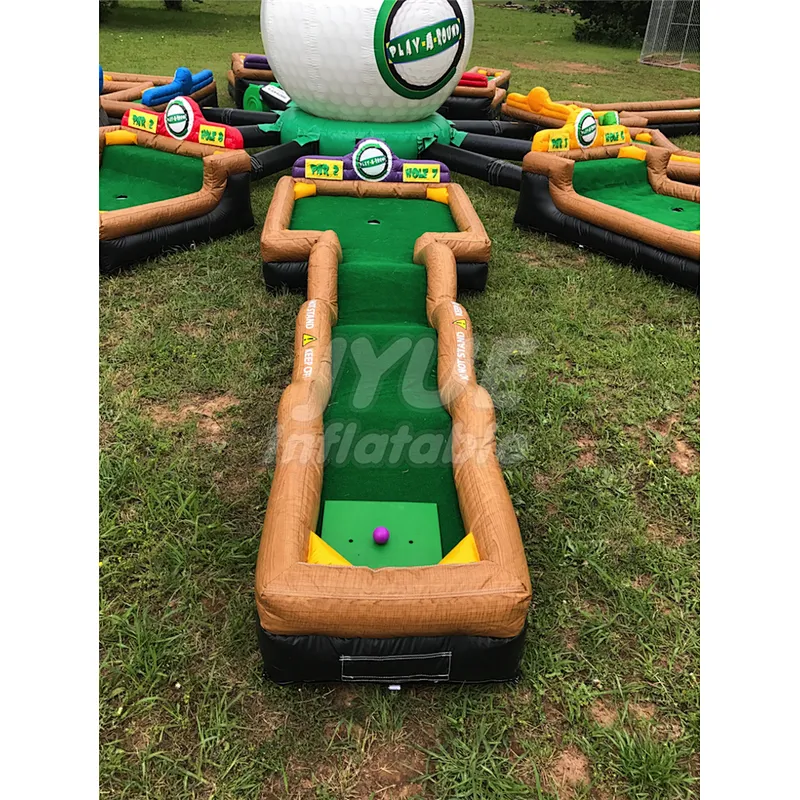 Sports Wquipment Kids Games For Sale, Inflatable Mini Golf ,Best Quality Inflatable Golf Field For Sale