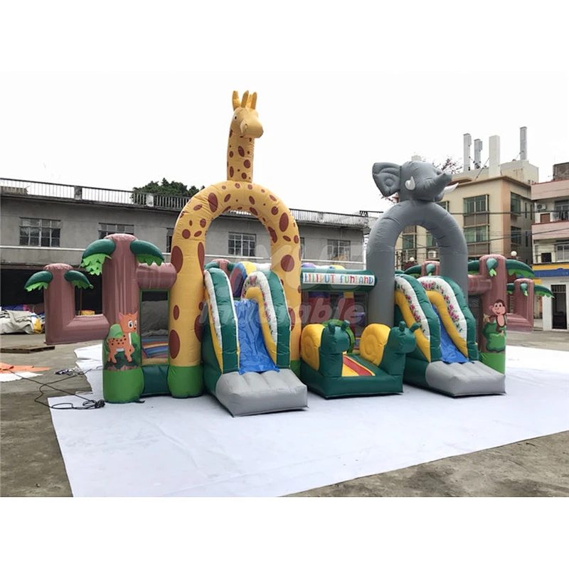 Indoor Cool Adventure Children Playground PVC Bounce Inflatable Playground Price