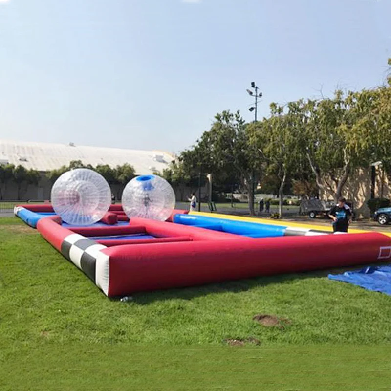 Commercial Grade Outdoor Inflatable Zorb Ball Ramp For Rolling Sport Game