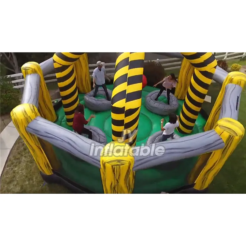Alibaba China Supplier Inflatable Interactive Wrecking Ball Jumping Games For Party