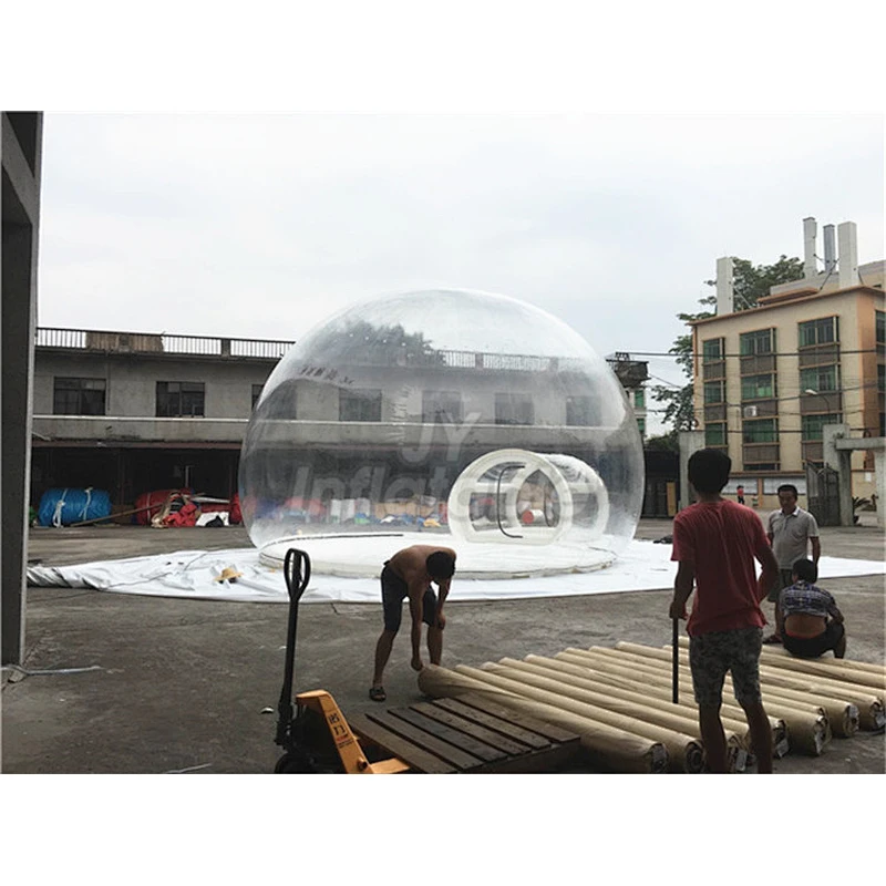 Outdoor Tunnel Clear Bubble Camping Tent Inflatable Bubble Tent House For Sale
