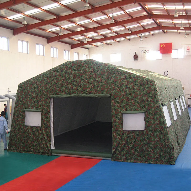 PVC Air Sealed Army Military Inflatable Tent For Emergency Shelter