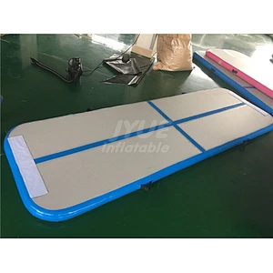 Blue Cheap Price Wholesale Air Track Factory 3m Mattress Gym Tumble Jumping Mat Gymnastics Inflatable Air Track for Sale