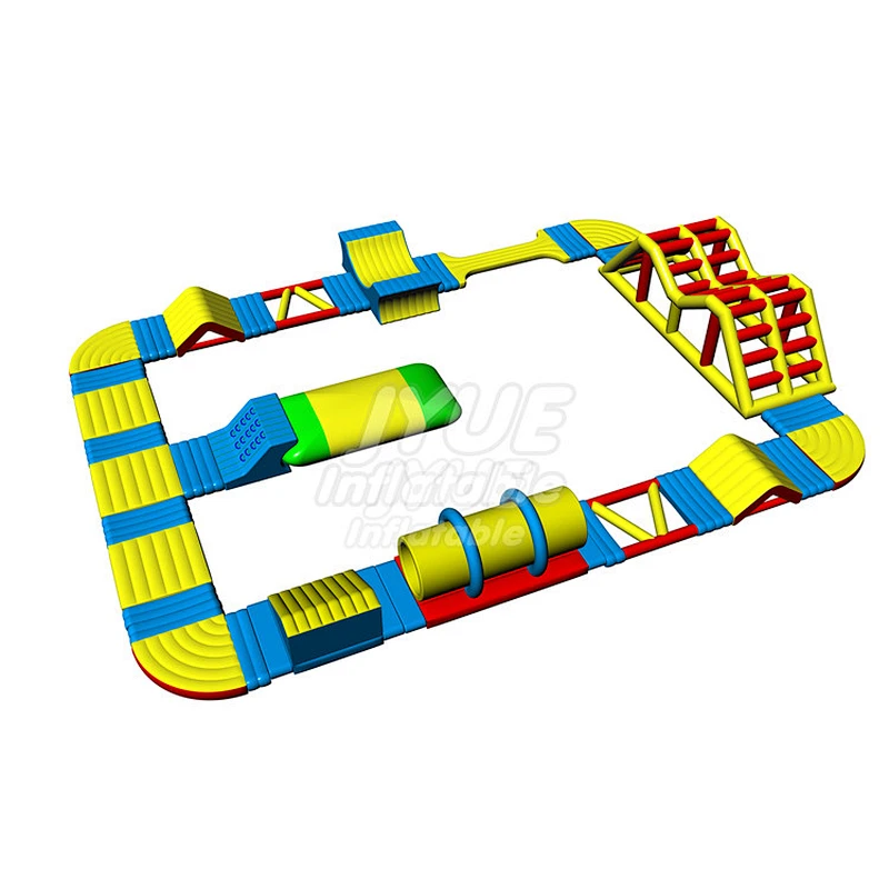 Adults Sport Aqua Water Fun Park Game Inflatable Floating Aqua Park For Lake