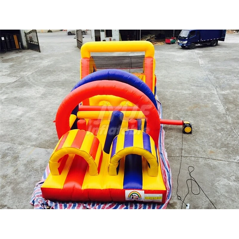Commercial Bouncy Castle Tunnel Indoor Obstacle Course For KIds