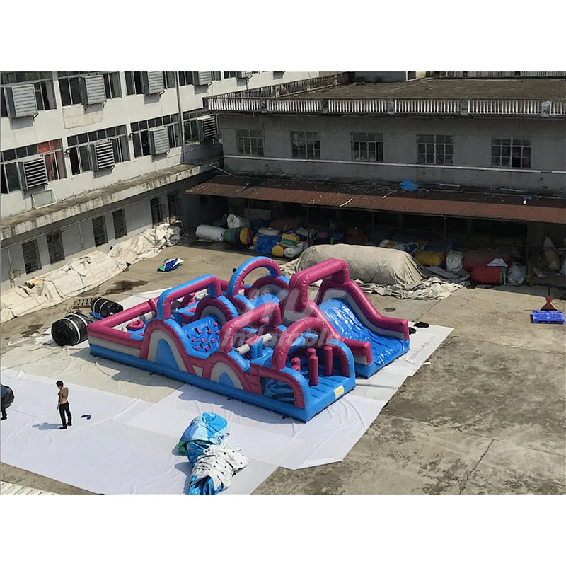 Kids And Adults Bouncy Castle House Challenge Inflatable Toddler Obstacle Course