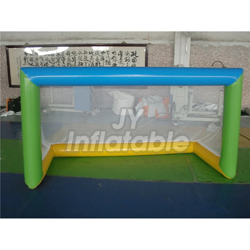 Inflatable Football Toss Shooting Goal Water Polo Goal Inflatable Soccer Goal On Beach