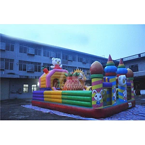 Outdoor Amusement Park Equipment Children Inflatable Playground For Kids