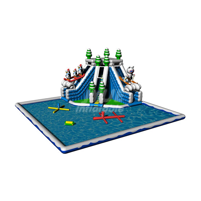 Outdoor Shell Theme Water Amusement Park Inflatable Backyard Water Park For Adult And Children