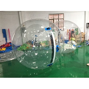 Blue Color Walking Bubble Ball Walk On Water Inflatable Ball For Rental