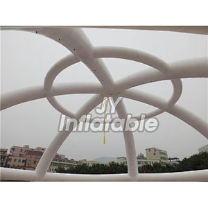 Custom Logo Portable 6 Legs Inflatable Spider Dome Tent With LED Light For Advertising