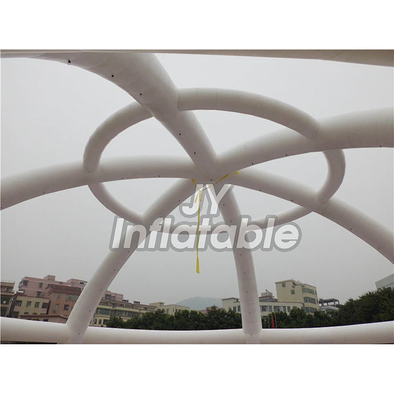 Custom Logo Portable 6 Legs Inflatable Spider Dome Tent With LED Light For Advertising