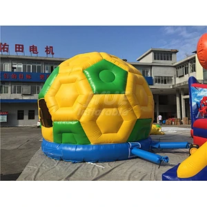 Kids Inflatable Football Bouncy Castle Party Soccer Bouncer House For Sale