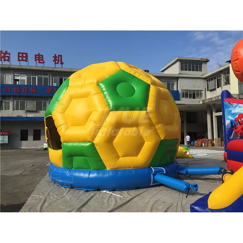 Kids Inflatable Football Bouncy Castle Party Soccer Bouncer House For Sale