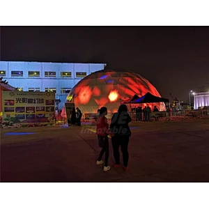 Sport Stadium Or Events Led Light Inflatable Party Dome Tent for Advertising