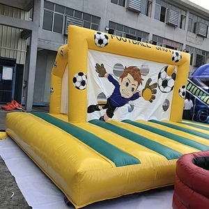 Hot Sale PVC Material Shoot Out Soccer Goals Target Customized Inflatable Football Goal For Sale