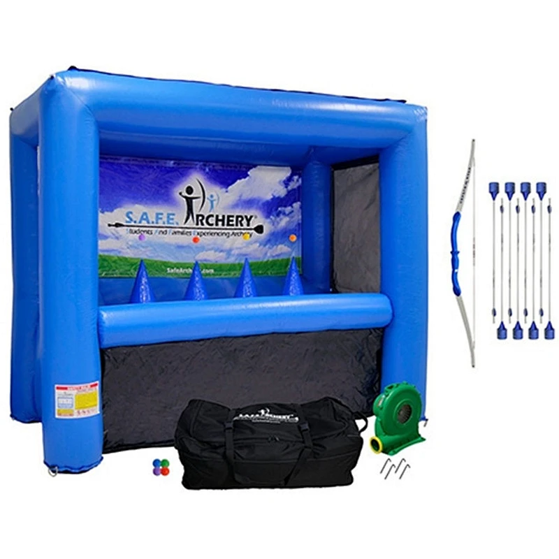 Kids N Adults Indoor Interactive Inflatable Archery Game With Hover Balls For Archery Target Sports Activities