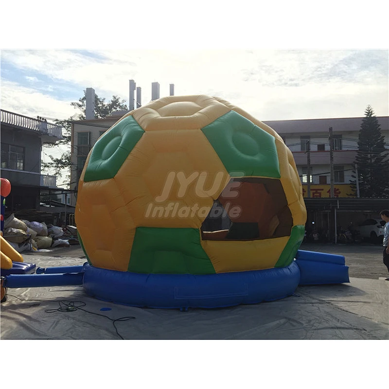 Kids Inflatable Football Bouncy Castle Party Soccer Bouncer House For Sale