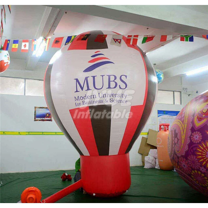 Rooftop Hot Air Balloon Shape Advertising Inflatable Ground Balloon For Promotions