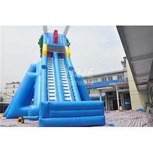 Adult Water Amusement Park Super Slide Dragon Inflatable Water Slide For Kids