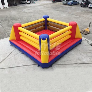 Kids Inflatable Boxing Rings For Sale , Inflatable Wrestling Bouncy Boxing Ring For Funny