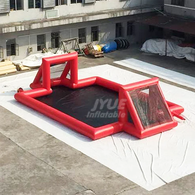 Commercial Outdoor Soccer Court Inflatable Soap Football Field With Water For Sale