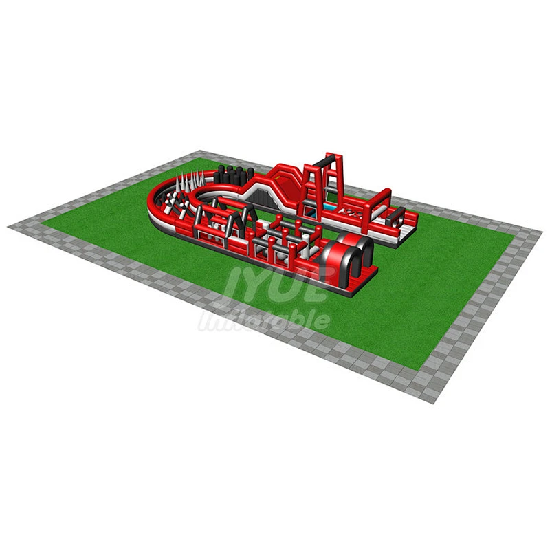 Commercial Adults 5K Sports 5k Inflatable Obstacle Course for Outdoor Event