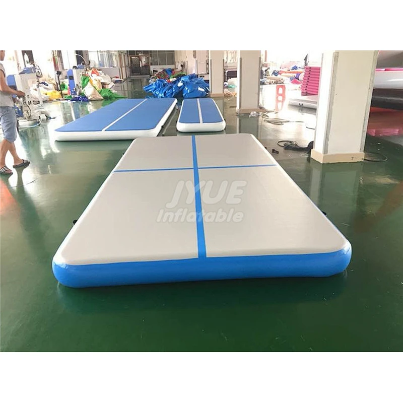 Custom Durable DWF 3m 4m 6m 8m 10m Tumble Gymnastics Inflatable Air Track Gym Mat For Sale