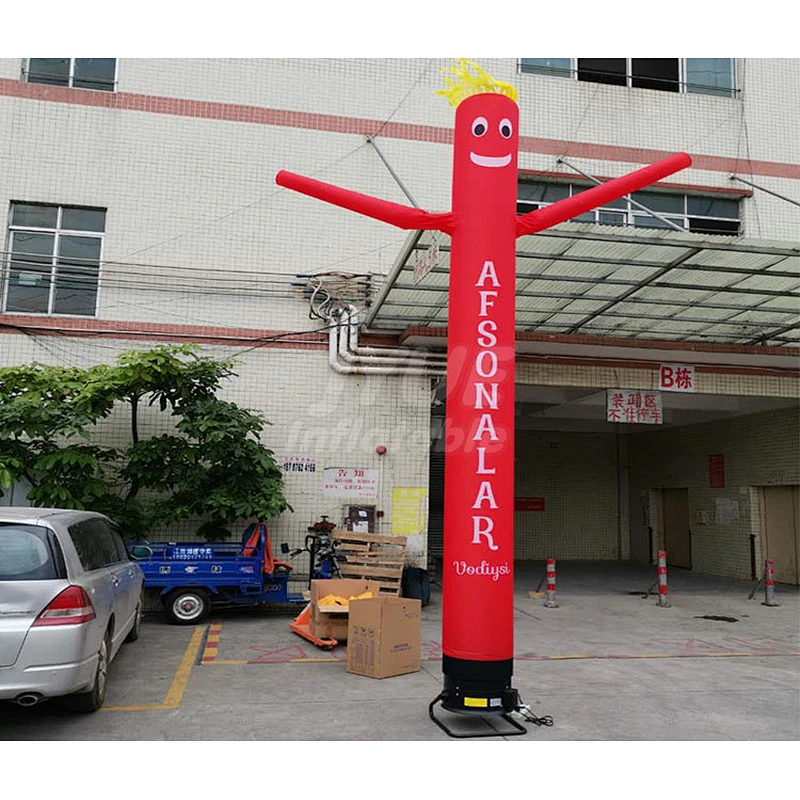 6m Air Sky Dancer Inflatable Tube Man With Blower For Outdoor Promotion
