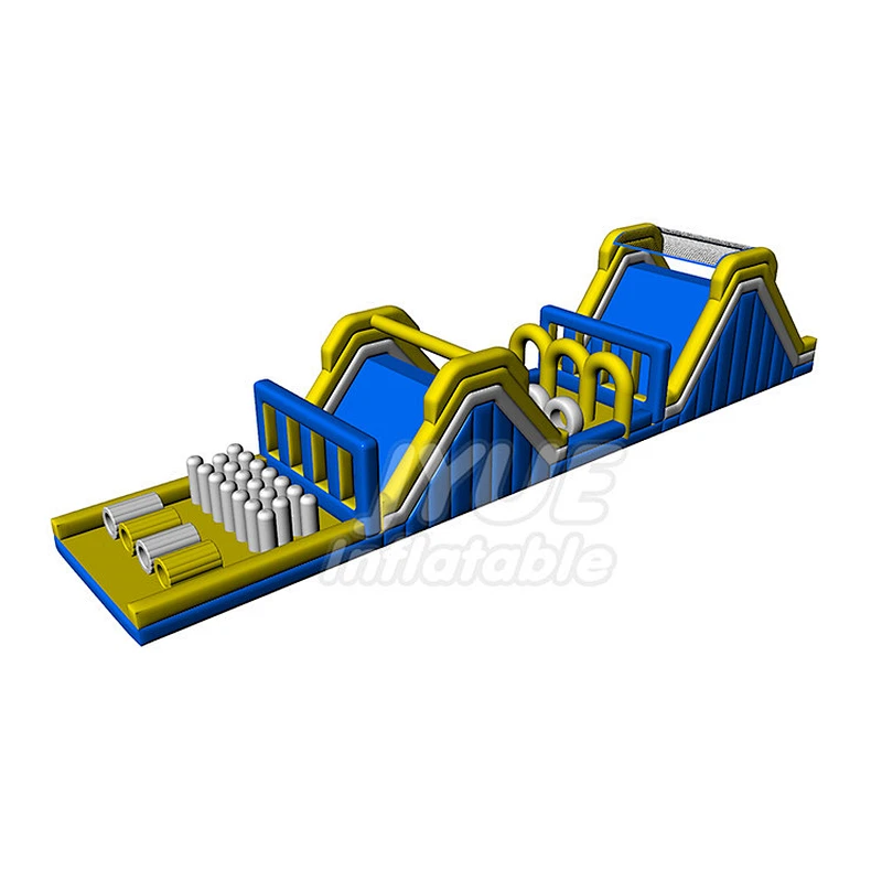 Cheap Commercial Jungle Backyard Inflatable Obstacle Course