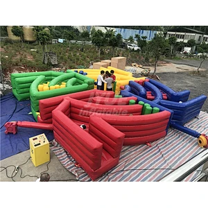 Customized Design Inflatable Dizzy Meltdown Commercial Giant Inflatable Dizzy X Obstacle Course For Adult
