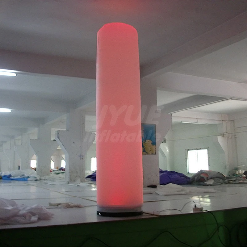 Newest Factory Direct Selling Event Party Club 3m High Decoration Advertising Inflatable Light Column LED