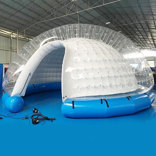 PVC Transparent Air Bubble Tent Lodge Inflatable Lawn Tent Bubble For Advertising Display