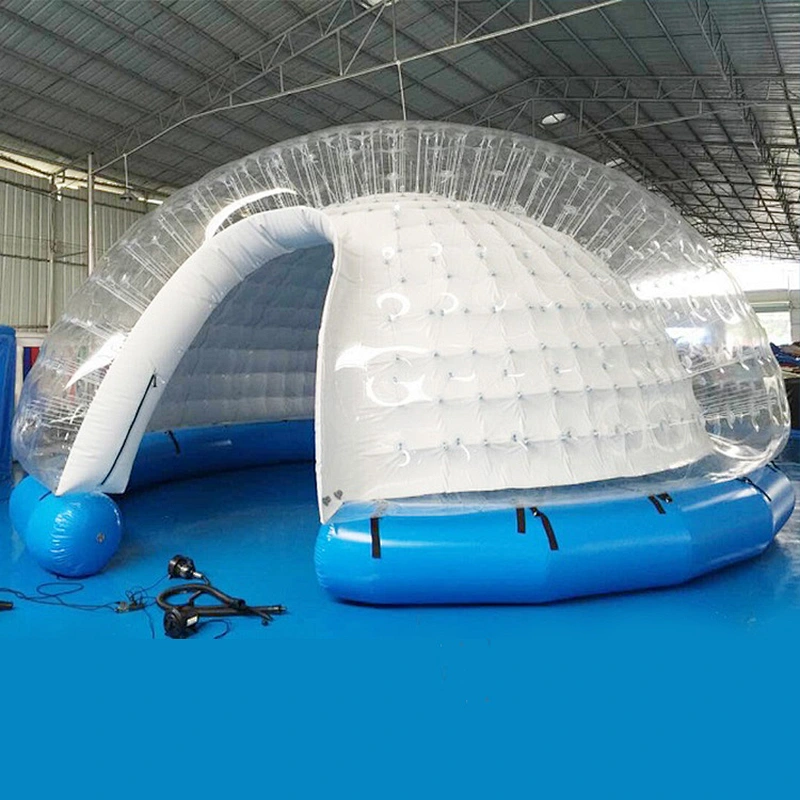 PVC Transparent Air Bubble Tent Lodge Inflatable Lawn Tent Bubble For Advertising Display